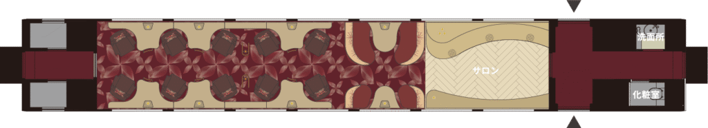 はなあかり座席のおすすめ（4人のグループ旅）について