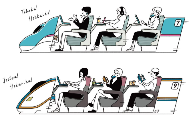 トレインデスクで仕事をしないことについて